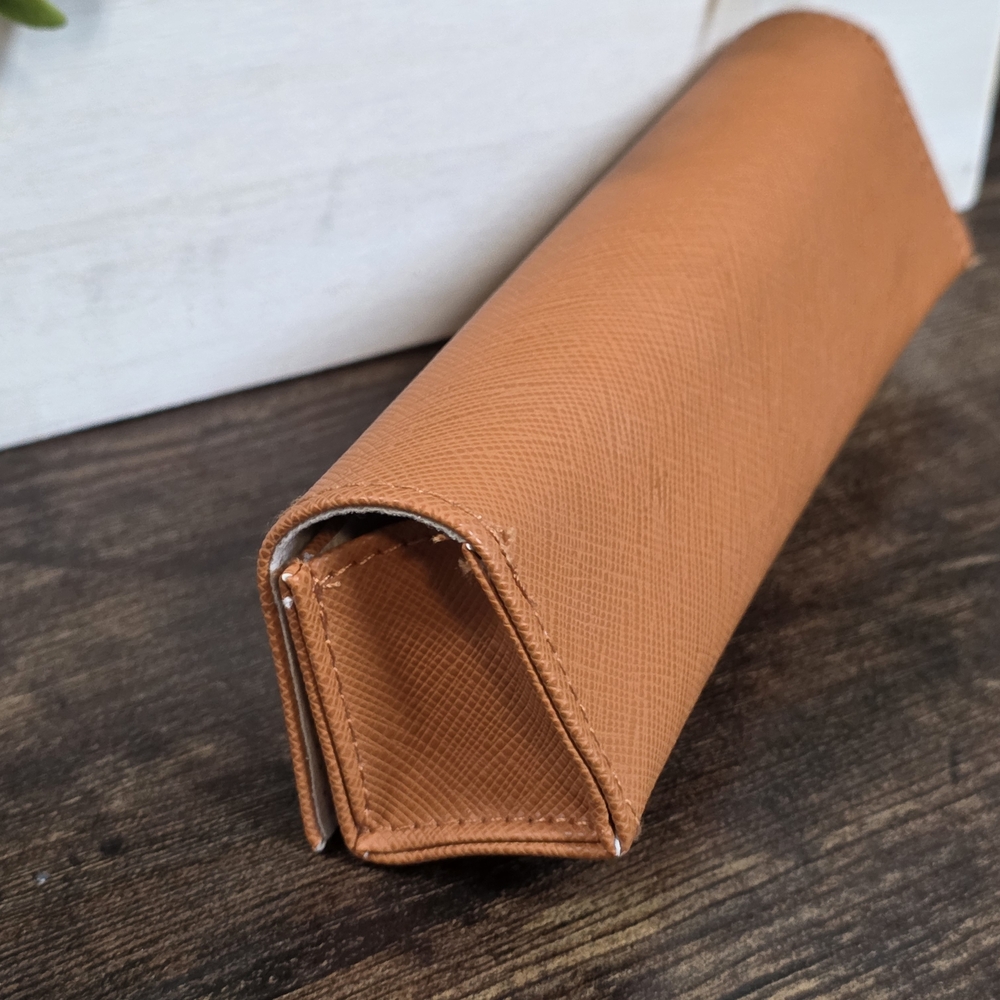Tory Burch Orange Glasses Case - Picture 3 of 3